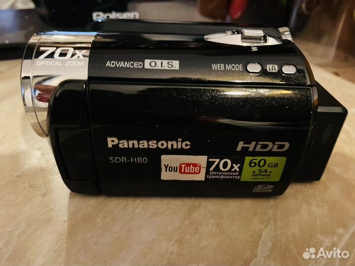Видеокамера panasonic SDR-H80