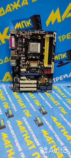 Материнская плата AM2 4xDDR2 + Athlon