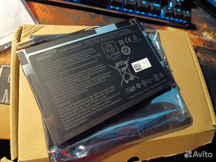 Батарея аккумулятор для ноутбука Dell Alienware