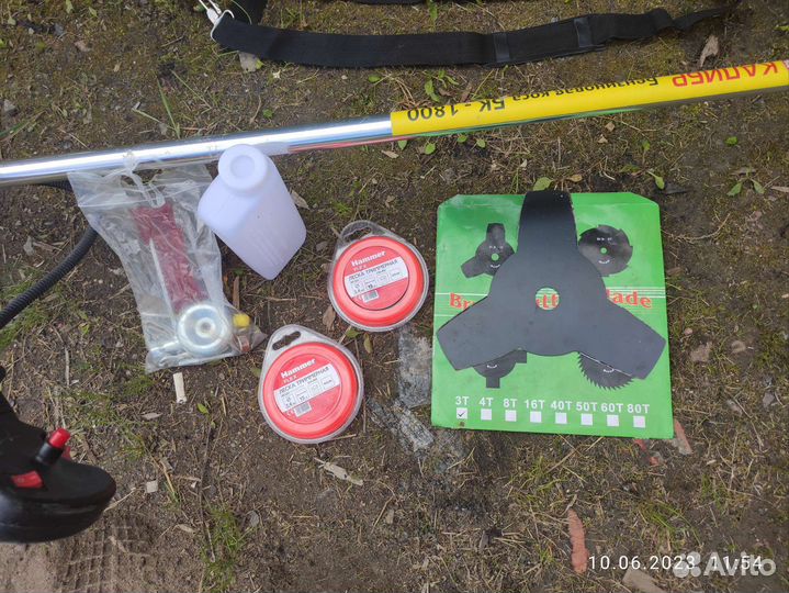 Триммер бензокоса калибр бк 1800