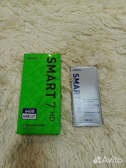 Infinix Smart 7 HD, 2/64 ГБ