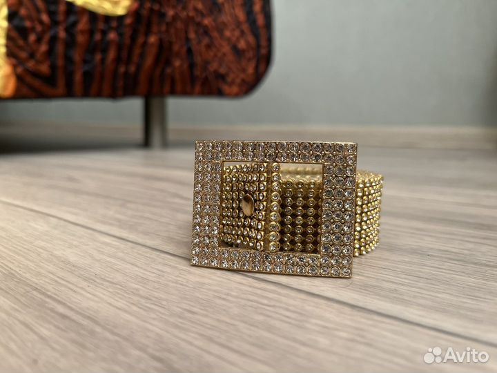 Ремень блестящий