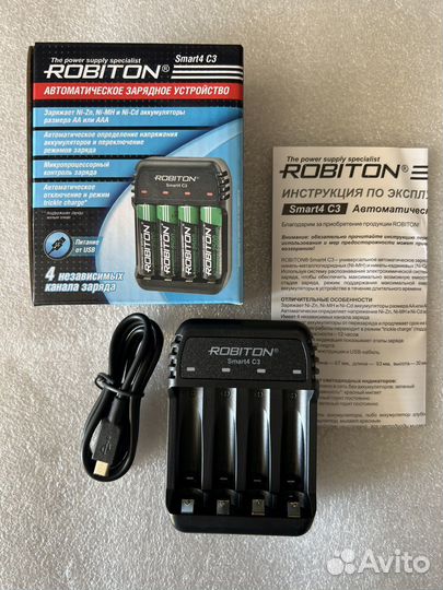 Аккумуляторы Ni-Zn AA/AAA 1,6В Robiton