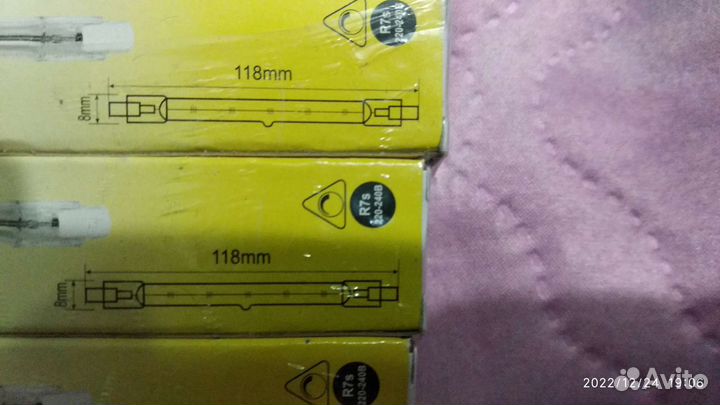 Лампа галогенная R7s