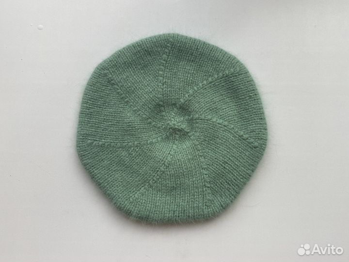 Шапка-ушанка женская вязаная