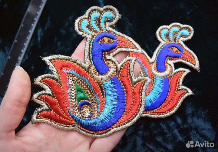 Аппликации тесьма вышитая для рукоделия и шитья