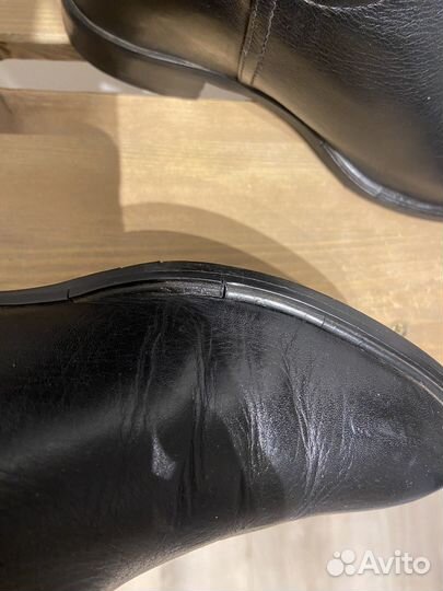 Сапоги женские натуральная кожа оверсайз эконика