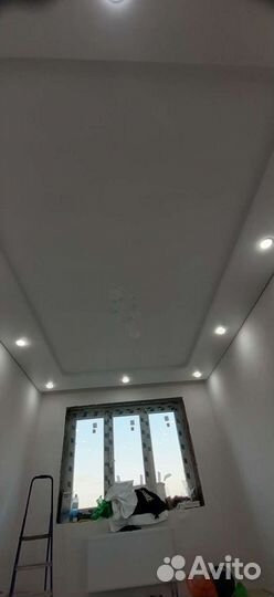 Натяжные потолки установка