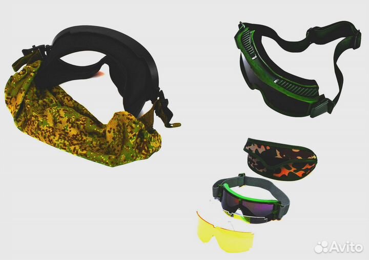 Тактические очки противоосколочные