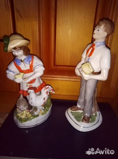 Фарфоровые статуэтки СССР Дети СССР