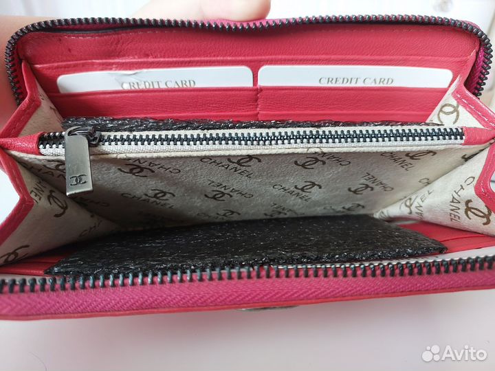 Кошелек женский chanel розовый