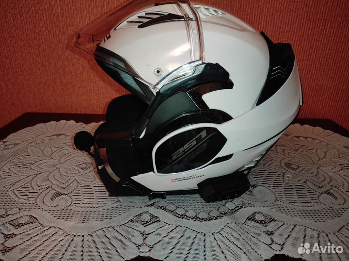 Мотошлем М LS2 FF900 valiant II solid с гарнитурой