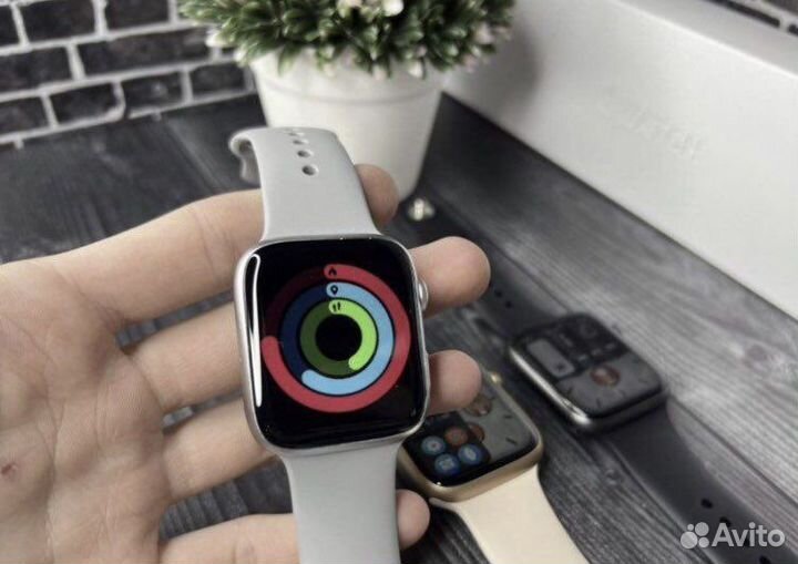 Apple Watch 7 + безрамачный экран (на гарантии)