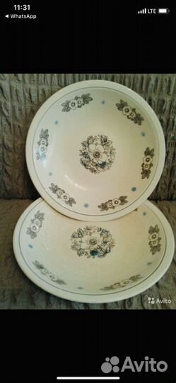 Тарелки керамические