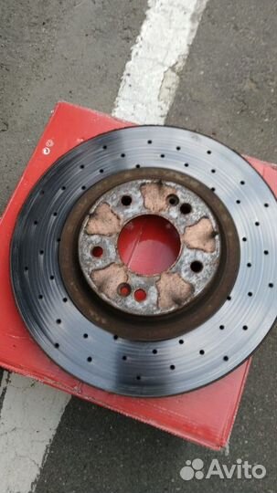 Передние тормозные диски хендай санта фе 2013 гв