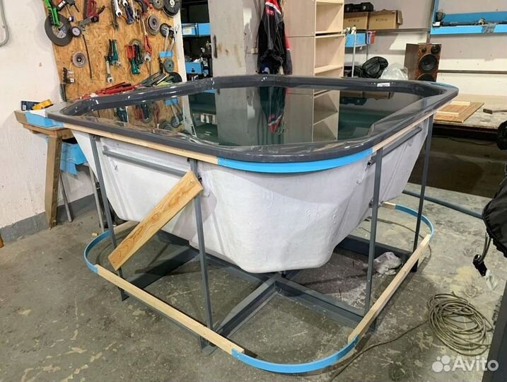 Банный чан квадратная купель.Честная цена