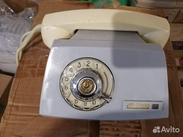 Старый стационарный телефон СССР объявление продам