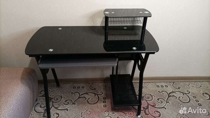 Компьютерный стол стеклянный бу