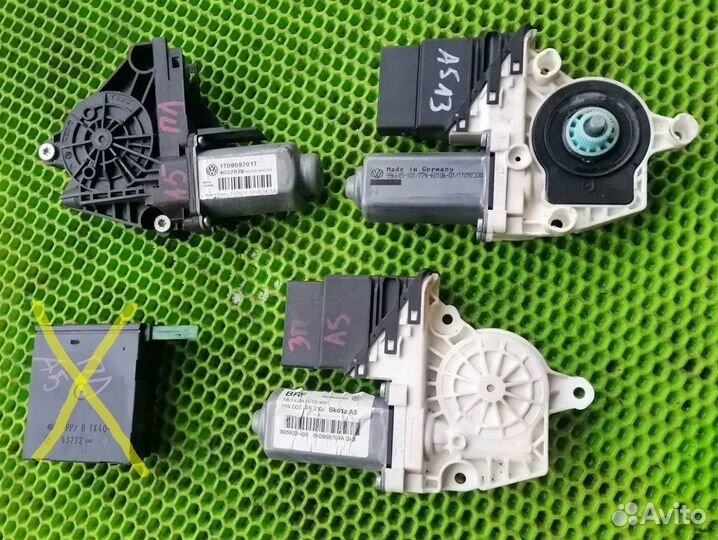 Моторчик блок стекла на Шкода Октавия А5 04-13