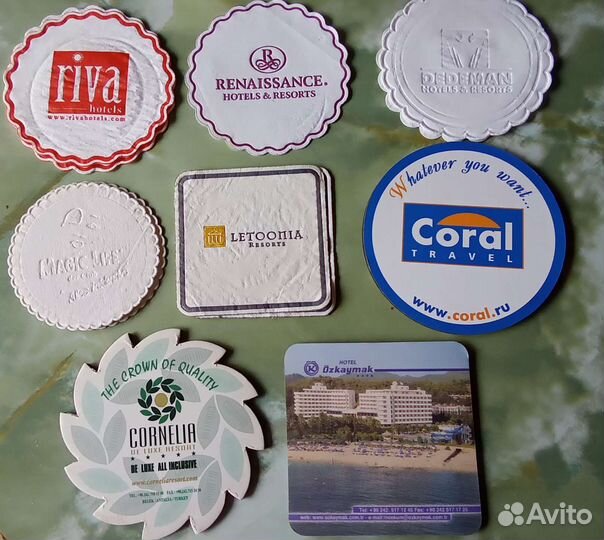 Бирдекели, подставки под пиво- разные