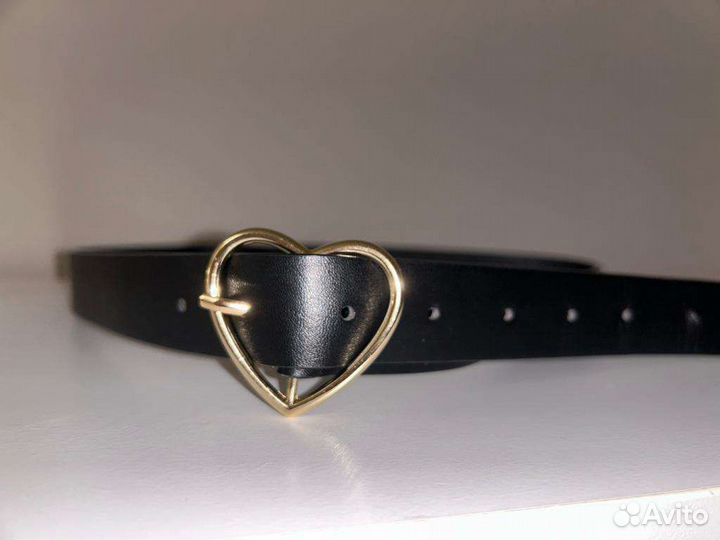 Ремень женский сердце