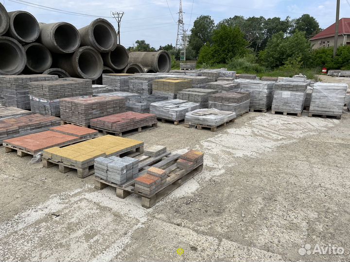 Тротуарная плитка однотон