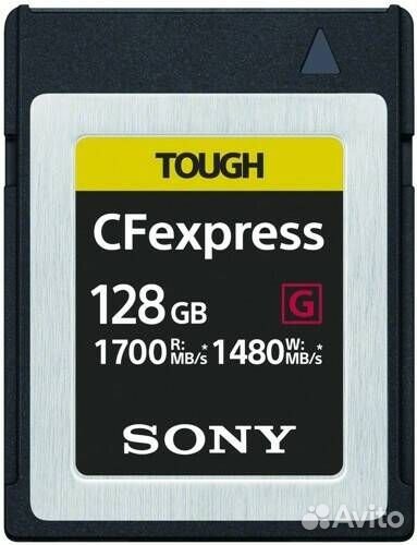 Sony CFexpress Type B Tough 128 гб (CEB-G128)