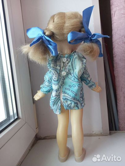 Кукла СССР Мотовилова Ленигрушка паричковая