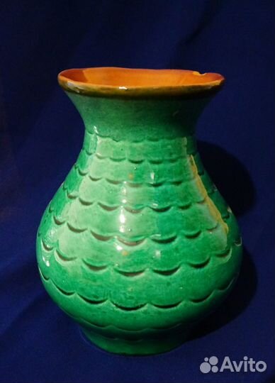 Ваза (обливная керамика, майолика) 3 штуки