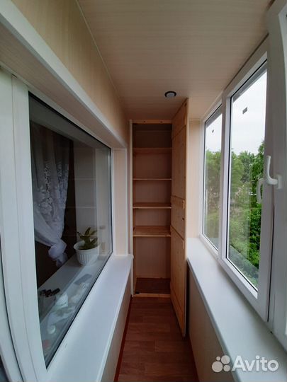 Балконные окна под обшивку и утепление балкона