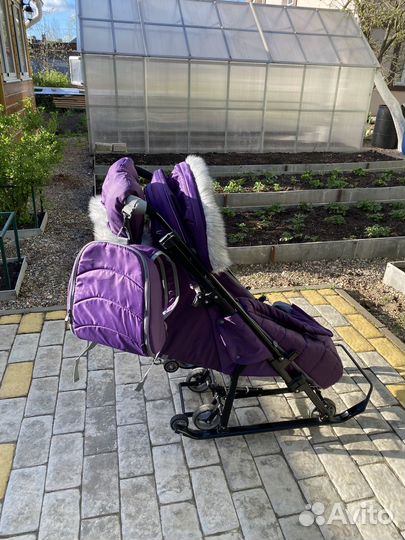 Санки коляска Nika 7-5SK