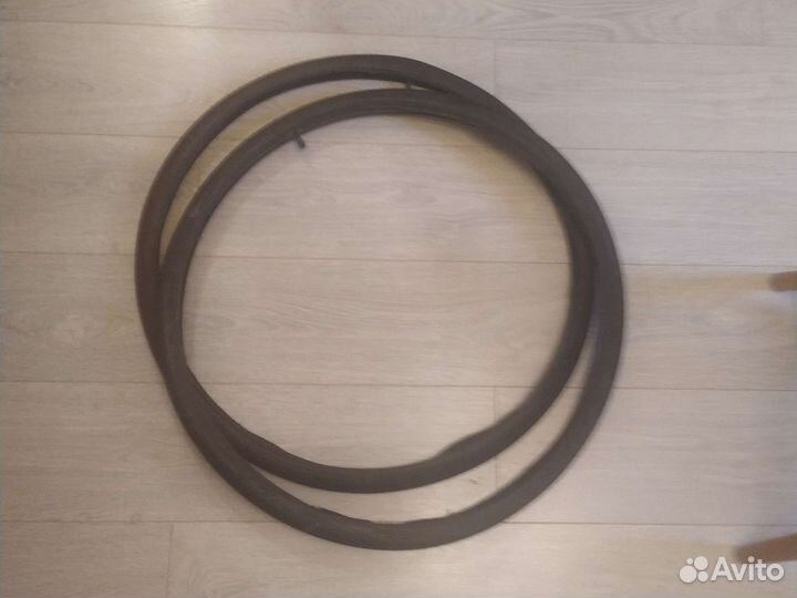 Две покрышки с камерами шоссейные 28, старт-шоссе