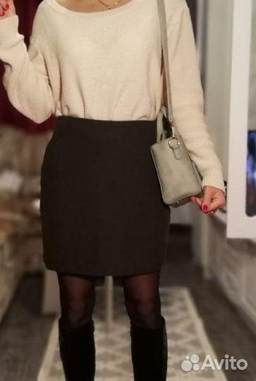 Юбка шерстяная 44