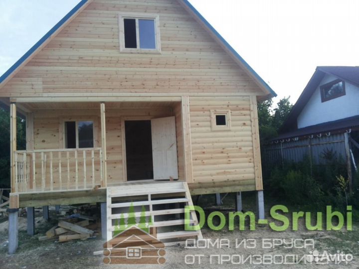 Карабаново-Хорошая надёжная Баня из бруса Б-21 6х6