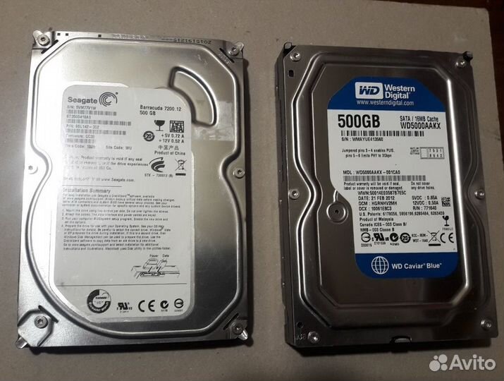 Жесткий диск SATA 500 гб