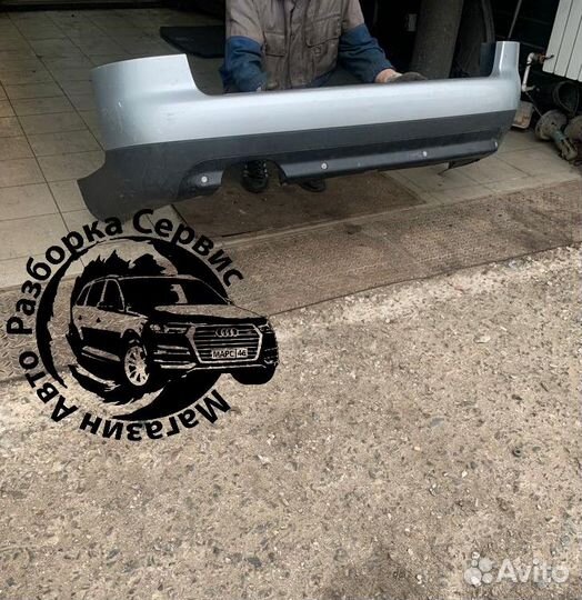 Бампер задний Audi A6 C5 под парктроник