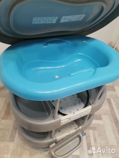 Пеленальный столик с ванночкой Brevi