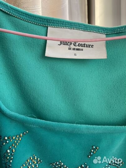 Велюровый топ Juicy Couture