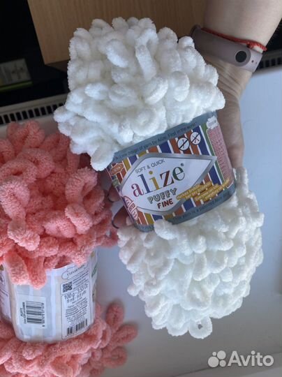 Пряжа Alize puffy и Alize puffy fine