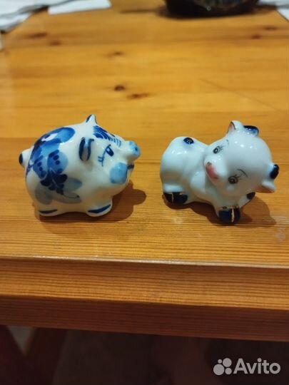 Фарфоровые фигурки животных