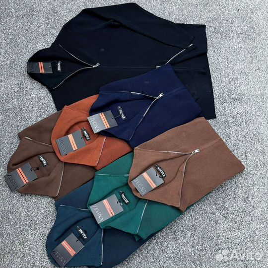 Кардиган на молнии Polo Zegna