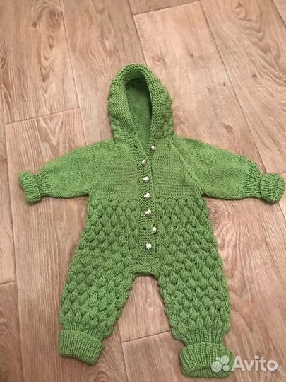 Вязанный комбинезон