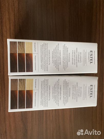 Краска уход для волос estel каштан 6/4