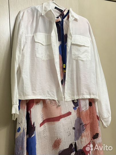 Рубашка чтсто хлопок+ юбка