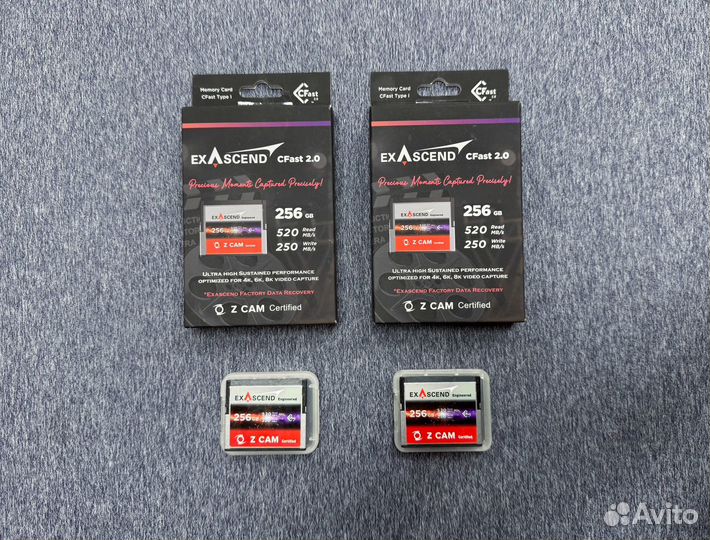 Карта памяти CFast 2.0 256Gb