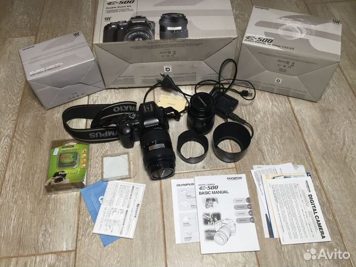 Фотоаппарат Olympus E-500(комплект,доп.аксессуары)