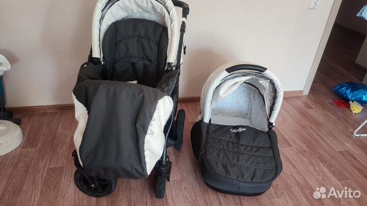 Коляска 2 в 1, хипсит, автолюлька