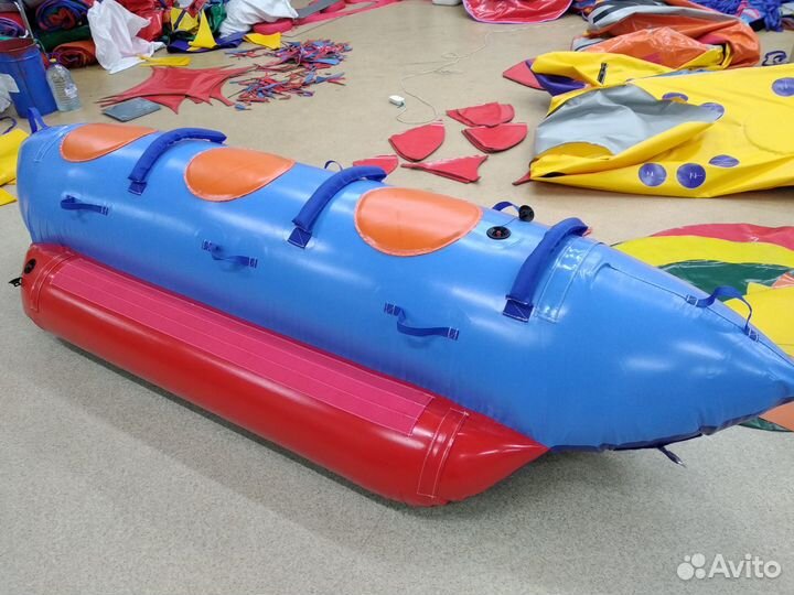 Надувной банан пвх с ремкомплектом