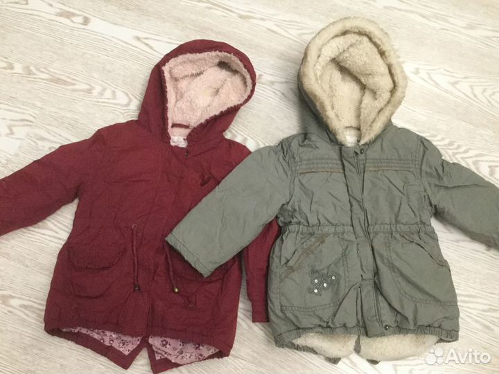 Куртки/плащи детские Next,H&М,Zara,Waikiki-1-5 лет