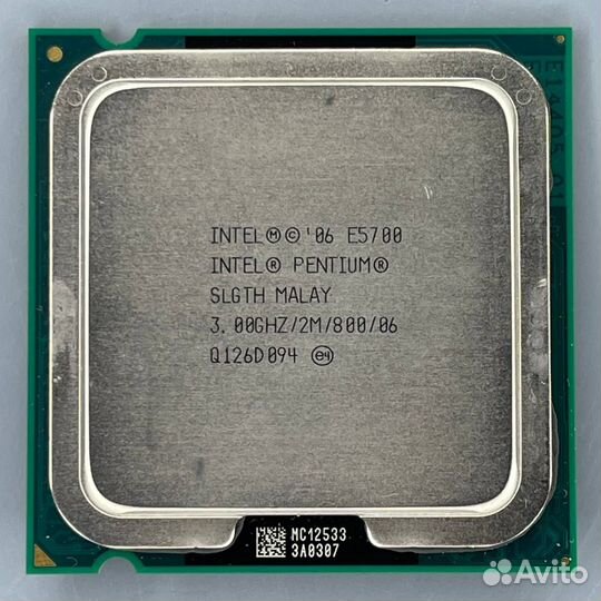 Процессор Intel Pentium E5700 Wolfdale LGA775